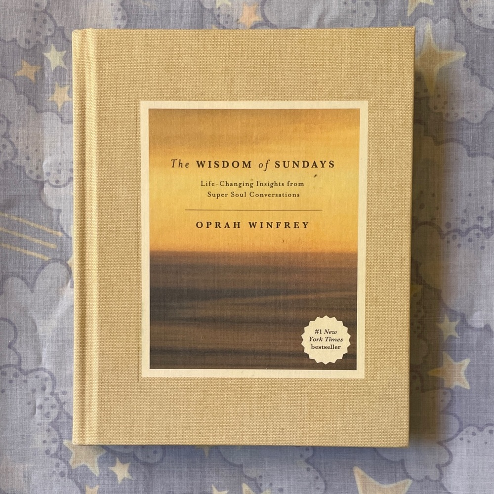 The Wisdom of Sundays by Oprah Winfrey - Tan Hardcover